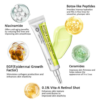 🌟Made and shipped from Canada 💫Rolimey® Botox & Vita-A Retinol Shot Wrinkle-Lift Tightening cream - Last Day Promotion 70% OFF