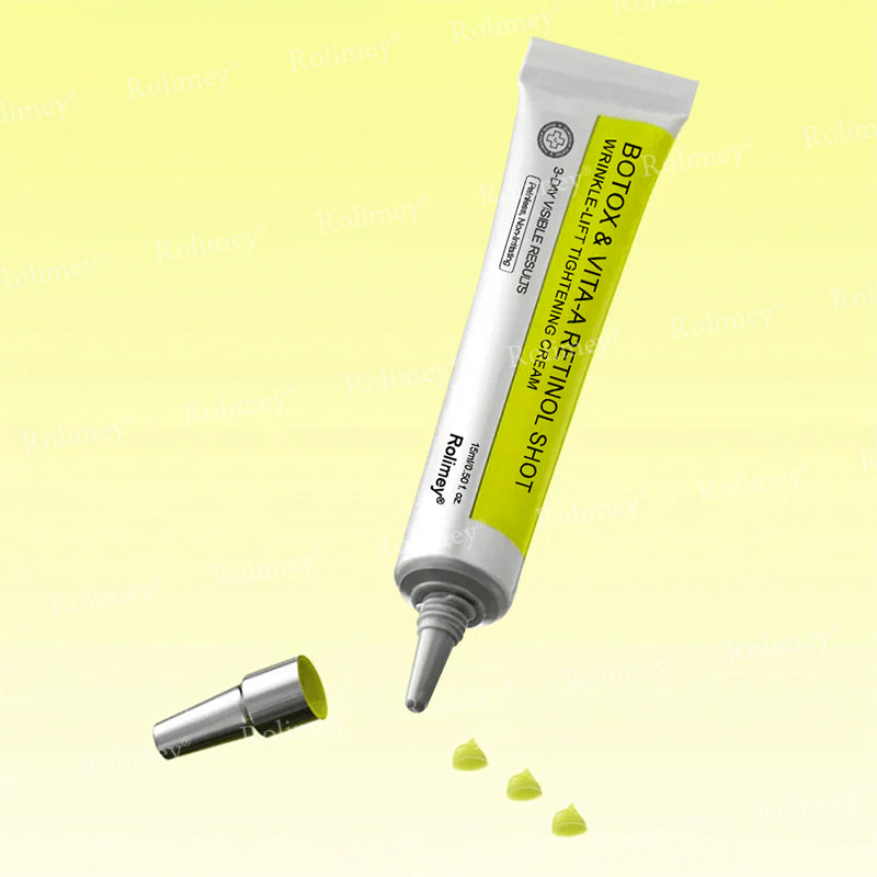 🌟Made and shipped from Canada 💫Rolimey® Botox & Vita-A Retinol Shot Wrinkle-Lift Tightening cream - Last Day Promotion 70% OFF