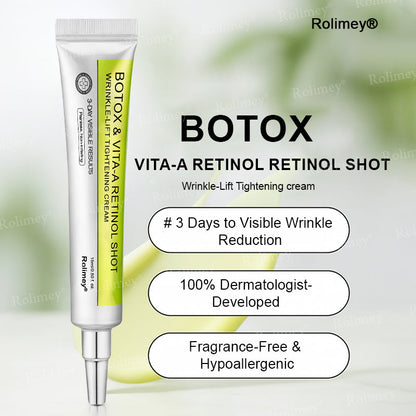 🌟Made and shipped from Canada 💫Rolimey® Botox & Vita-A Retinol Shot Wrinkle-Lift Tightening cream - Last Day Promotion 70% OFF