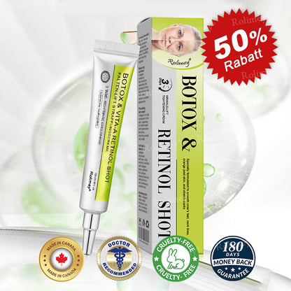🌟Made and shipped from Canada 💫Rolimey® Botox & Vita-A Retinol Shot Wrinkle-Lift Tightening cream - Last Day Promotion 70% OFF