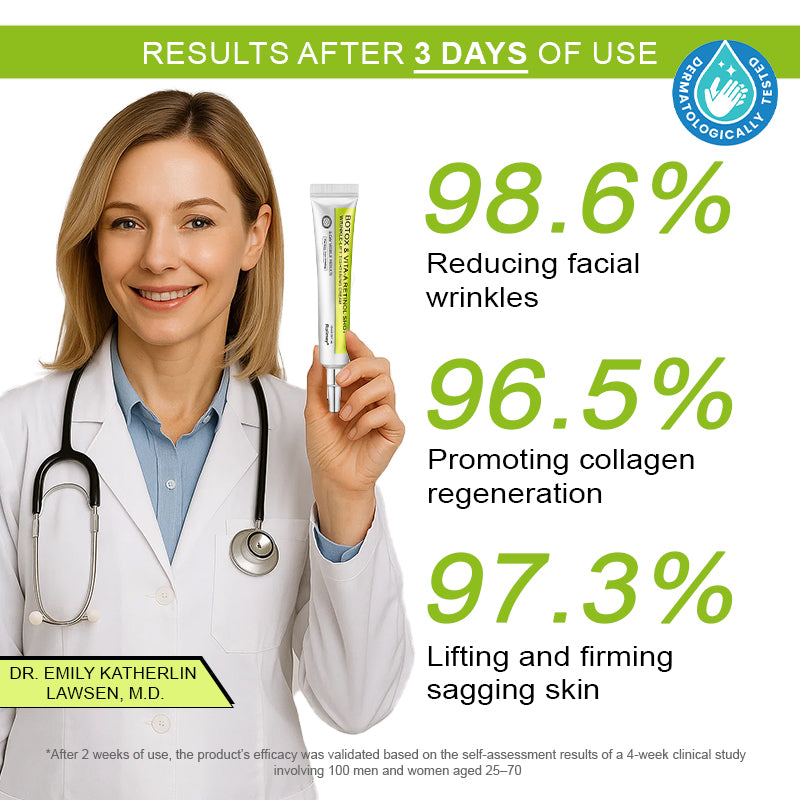 🌟Made and shipped from Canada 💫Rolimey® Botox & Vita-A Retinol Shot Wrinkle-Lift Tightening cream - Last Day Promotion 70% OFF