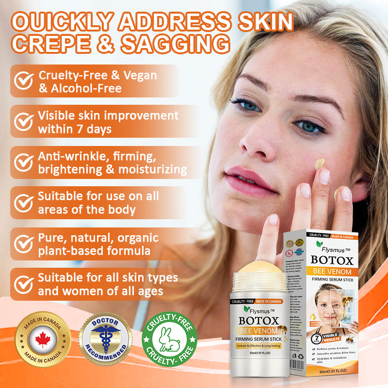 💐💐✅Made and Shipped from Canada✨Flysmus™ Botox Bee Venom Firming Serum Stick🔥LAST DAY 70% OFF