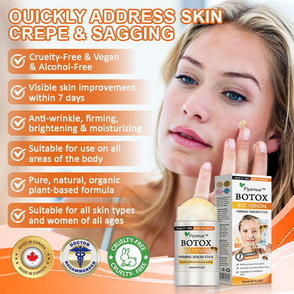💐💐✅Made and Shipped from Canada✨Flysmus™ Botox Bee Venom Firming Serum Stick🔥LAST DAY 70% OFF