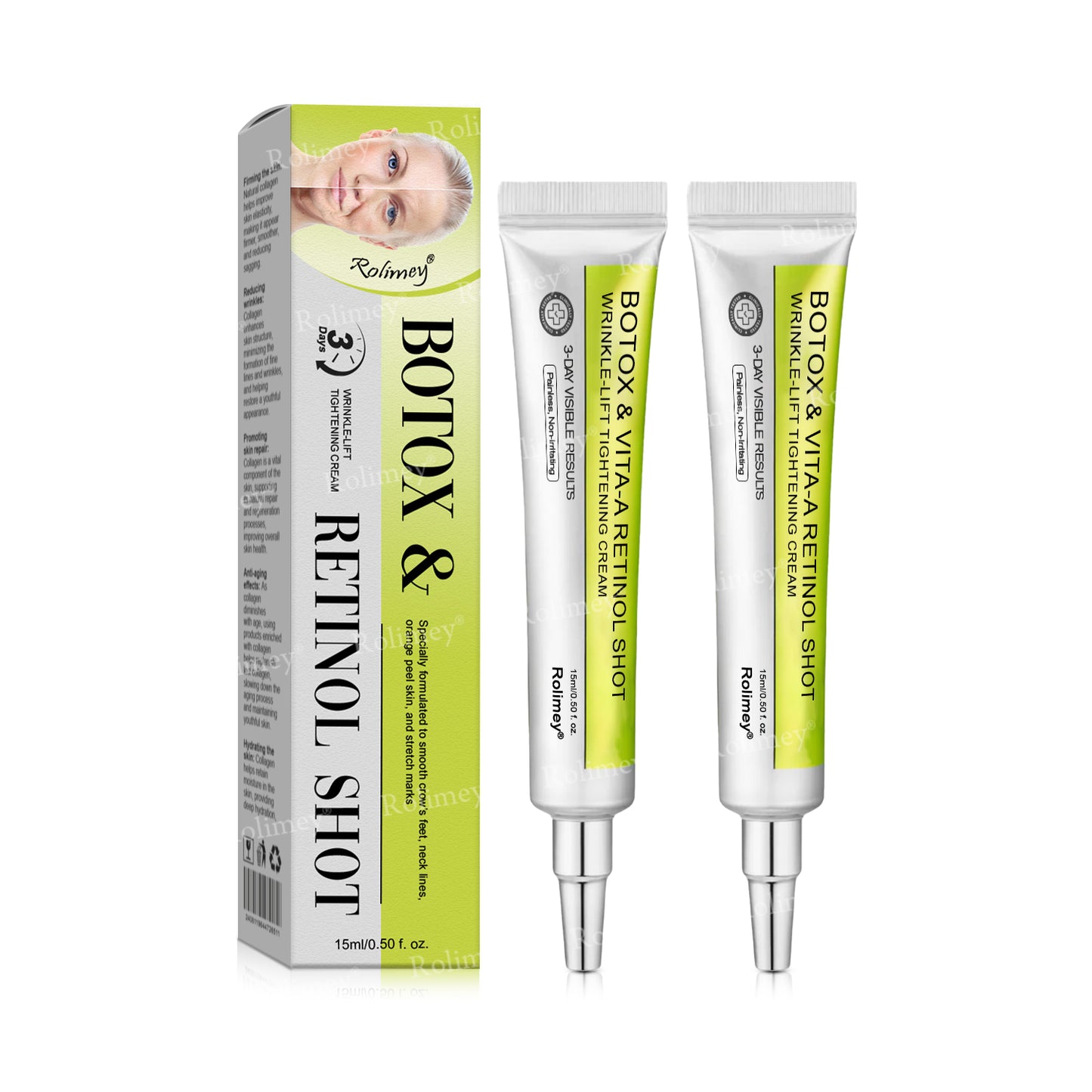 💐👨‍⚕️Made and shipped from Canada 💫Rolimey® Botox & Vita-A Retinol Shot Wrinkle-Lift Tightening cream - Last Day Promotion 70% OFF